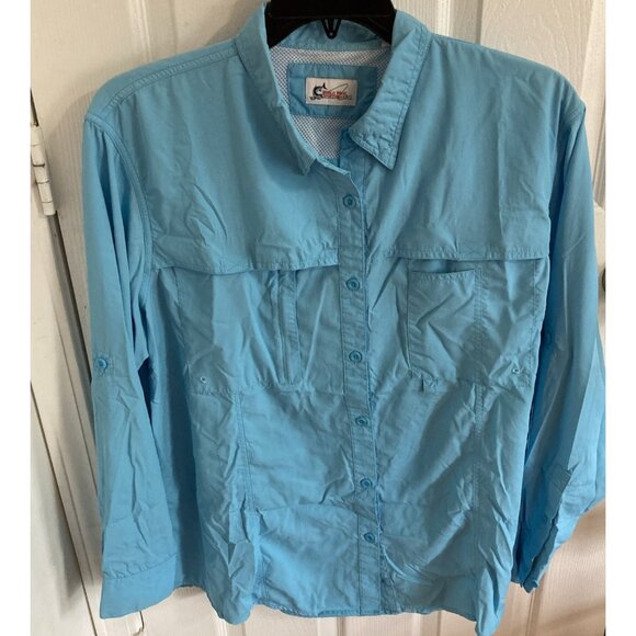 World Wide Sportsman Men's 2XL Vented Long Sleeve Fishing Performance Shirt #5 - Picture 1 of 13